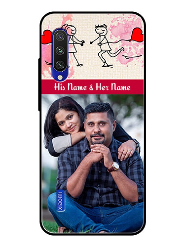 Custom Xiaomi Mi A3 Photo Printing on Glass Case  - You and Me Case Design