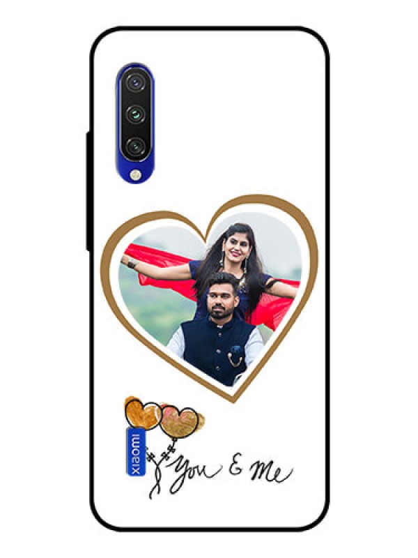 Custom Xiaomi Mi A3 Custom Glass Mobile Case  - You & Me Design