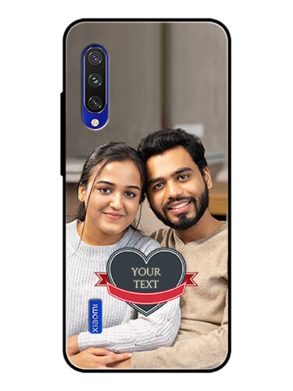 Custom Xiaomi Mi A3 Custom Glass Phone Case  - Just Married Couple Design