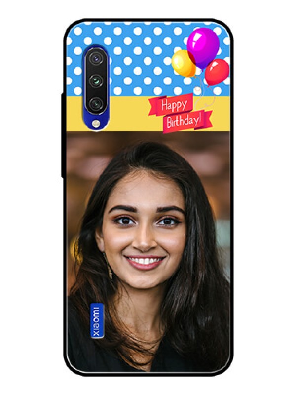 Custom Xiaomi Mi A3 Custom Glass Mobile Case  - Happy Birthday Design