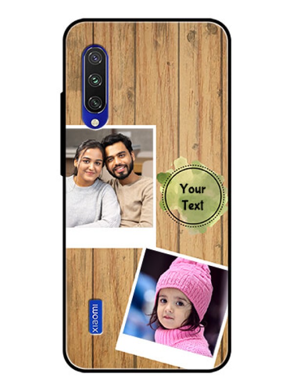 Custom Xiaomi Mi A3 Custom Glass Phone Case  - Wooden Texture Design