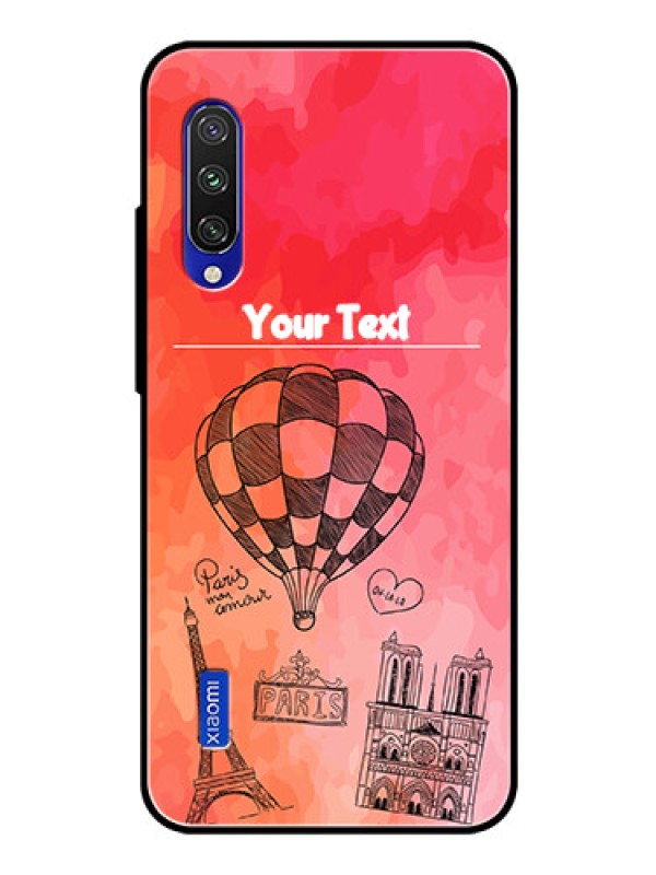Custom Xiaomi Mi A3 Custom Glass Phone Case  - Paris Theme Design