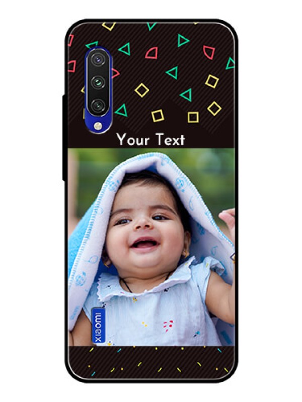 Custom Xiaomi Mi A3 Custom Glass Phone Case  - with confetti birthday design