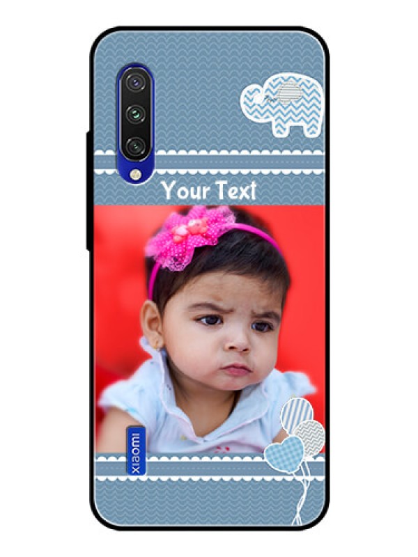 Custom Xiaomi Mi A3 Photo Printing on Glass Case  - with Kids Pattern Design