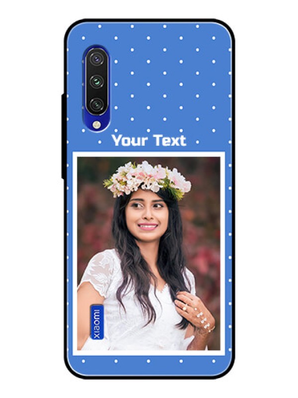 Custom Xiaomi Mi A3 Photo Printing on Glass Case  - Polka dots design