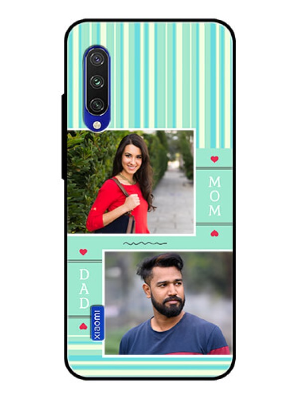 Custom Xiaomi Mi A3 Custom Glass Phone Case  - Mom & Dad Pic Design