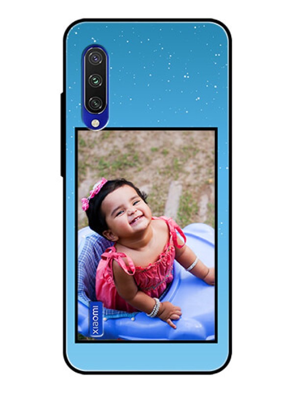 Custom Xiaomi Mi A3 Custom Glass Mobile Case  - Wave Pattern Colorful Design