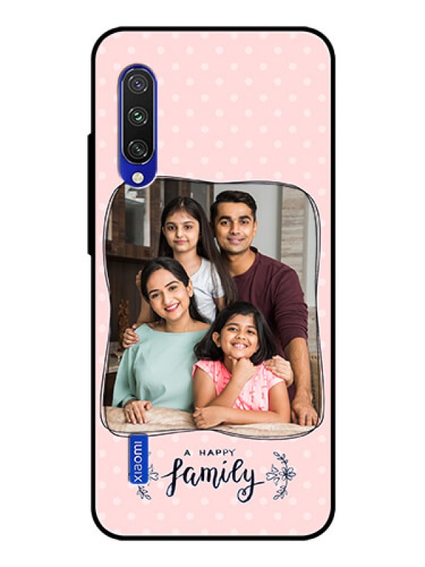 Custom Xiaomi Mi A3 Custom Glass Phone Case  - Family with Dots Design