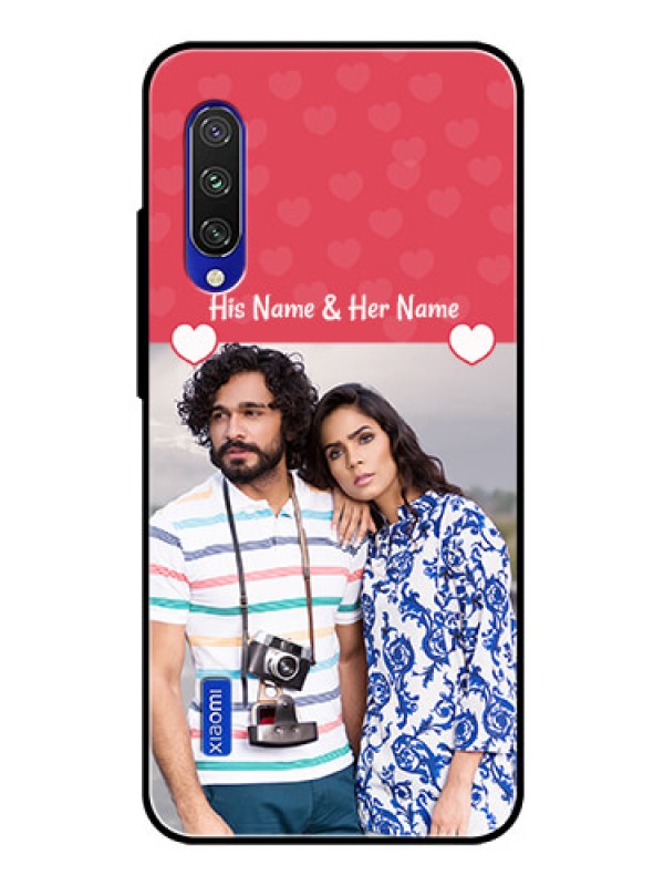 Custom Xiaomi Mi A3 Photo Printing on Glass Case  - Simple Love Design