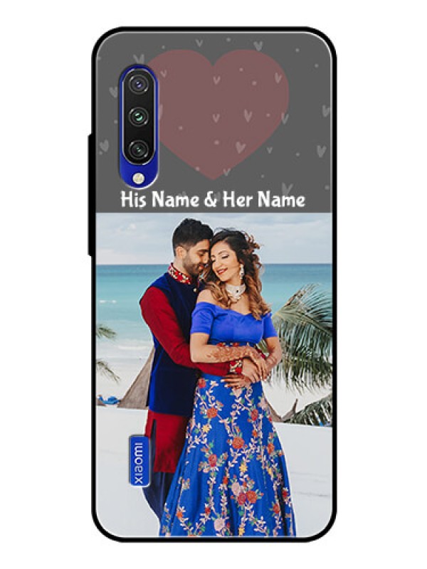 Custom Xiaomi Mi A3 Custom Glass Mobile Case  - Buy Love Design with Photo Online