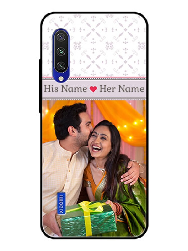 Custom Xiaomi Mi A3 Custom Glass Mobile Case  - with Photo and Ethnic Design