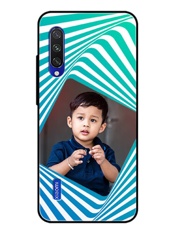 Custom Xiaomi Mi A3 Personalized Glass Phone Case  - Abstract Spiral Design