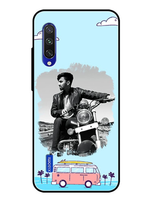 Custom Xiaomi Mi A3 Photo Printing on Glass Case  - Travel & Adventure Design