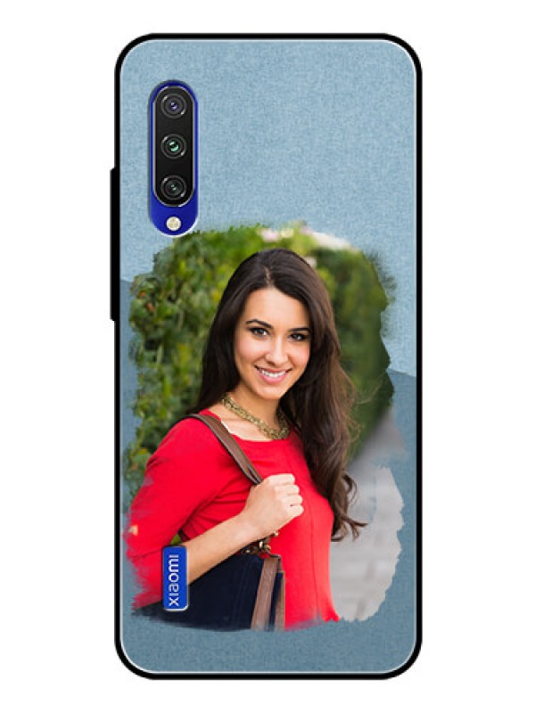 Custom Xiaomi Mi A3 Custom Glass Mobile Case  - Grunge Line Art Design