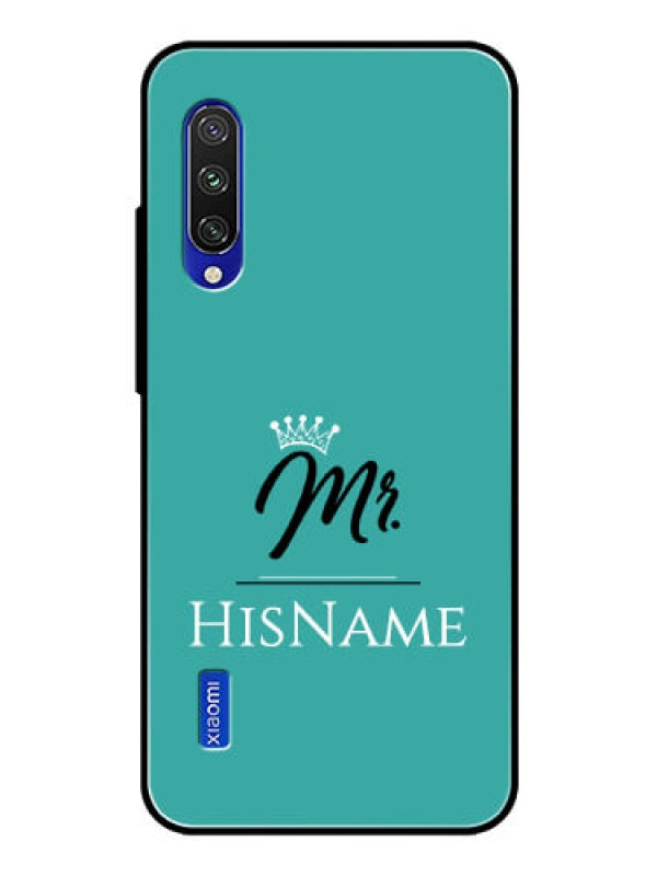 Custom Mi A3 Custom Glass Phone Case Mr with Name