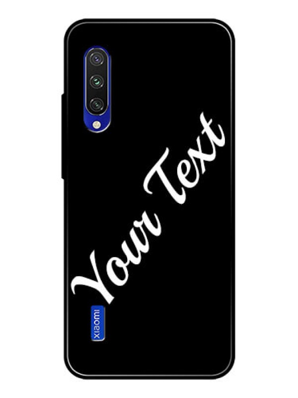 Custom Mi A3 Custom Glass Mobile Cover with Your Name