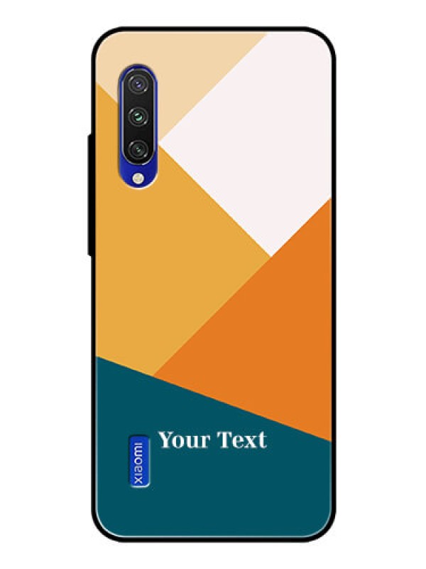 Custom Xiaomi Mi A3 Personalized Glass Phone Case - Stacked Multi-colour Design
