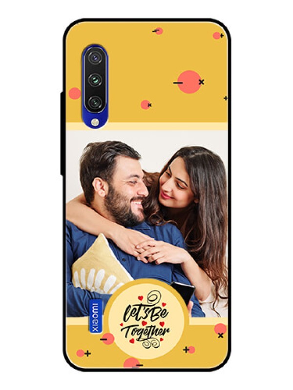 Custom Xiaomi Mi A3 Photo Printing on Glass Case - Lets be Together Design