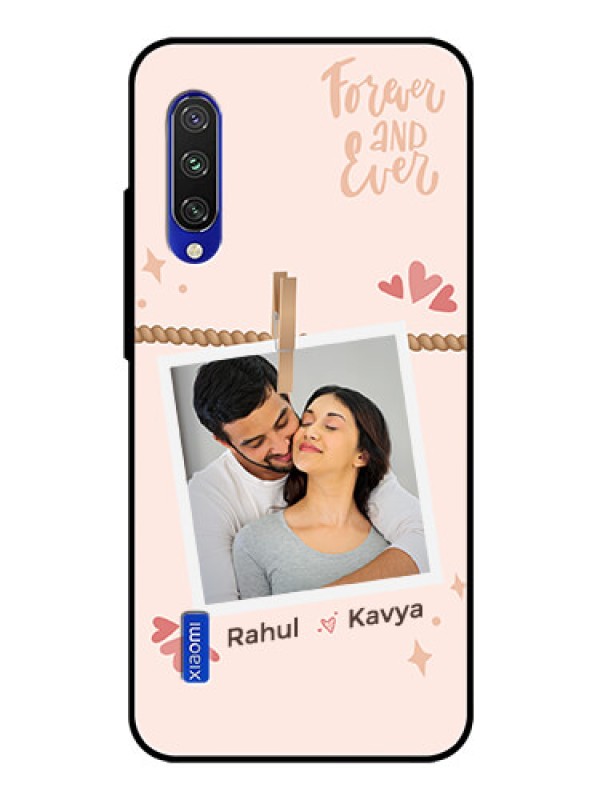 Custom Xiaomi Mi A3 Custom Glass Phone Case - Forever and ever love Design
