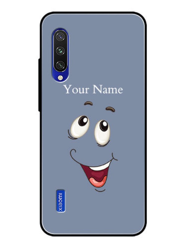 Custom Xiaomi Mi A3 Photo Printing on Glass Case - Laughing Cartoon Face Design