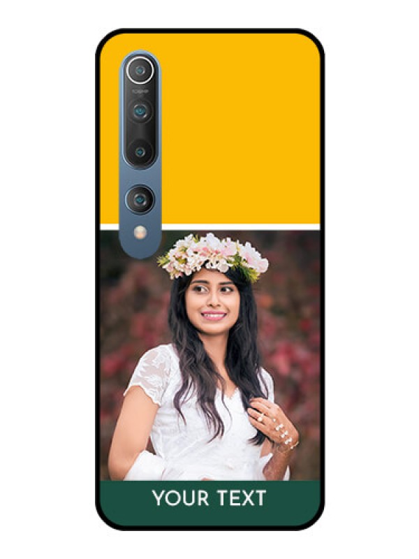 Custom Mi 10 Photo Printing on Glass Case  - Love You Design