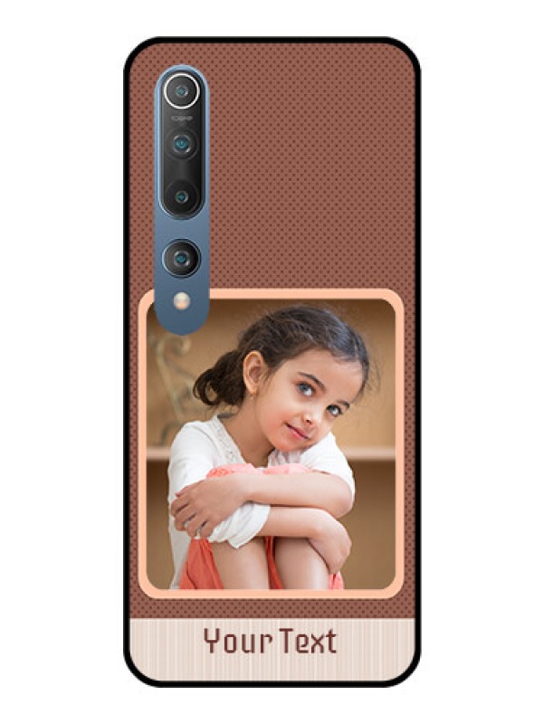 Custom Mi 10 Custom Glass Phone Case  - Simple Pic Upload Design