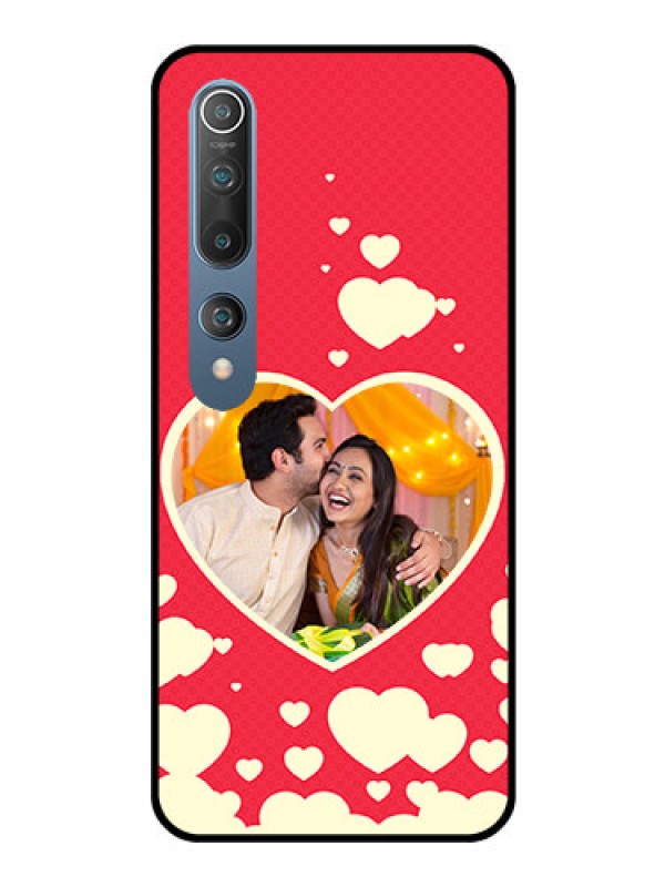 Custom Mi 10 Custom Glass Mobile Case  - Love Symbols Phone Cover Design