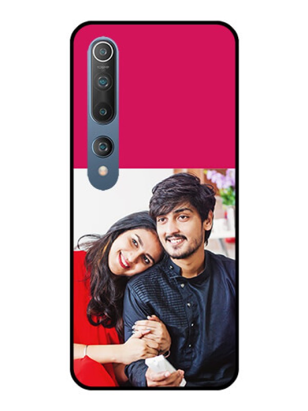 Custom Mi 10 Custom Glass Mobile Case  - Anniversary Cover Design