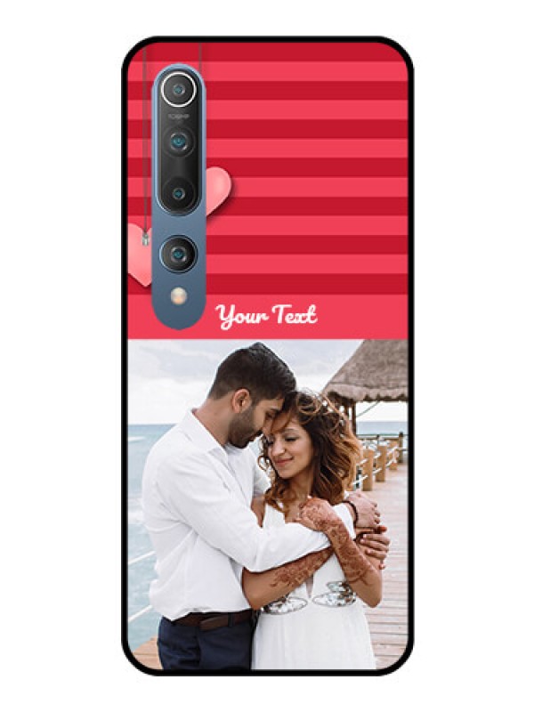 Custom Mi 10 Custom Glass Phone Case  - Valentines Day Design