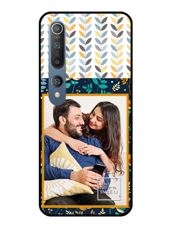 Custom Mi 10 Custom Glass Mobile Case  - Pattern Design