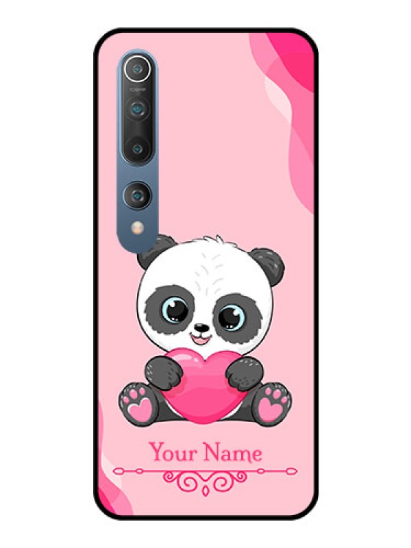Custom Xiaomi Redmi 10 5G Custom Glass Mobile Case - Cute Panda Design