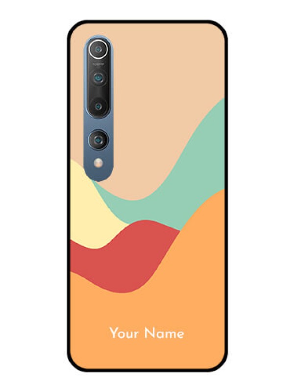 Custom Xiaomi Redmi 10 5G Personalized Glass Phone Case - Ocean Waves Multi-colour Design