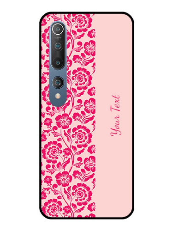 Custom Xiaomi Redmi 10 5G Custom Glass Phone Case - Attractive Floral Pattern Design