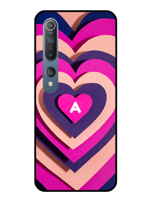 Custom Xiaomi Redmi 10 5G Custom Glass Mobile Case - Cute Heart Pattern Design