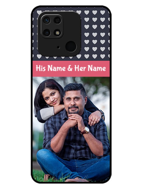 Custom Redmi 10  Power Custom Glass Mobile Case - Love Symbols Design