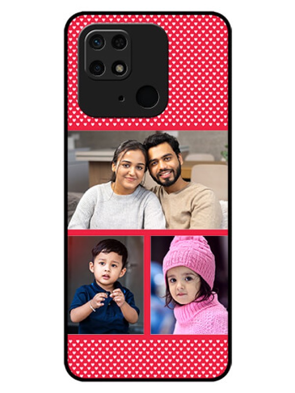 Custom Redmi 10  Power Personalized Glass Phone Case - Bulk Pic Upload Design