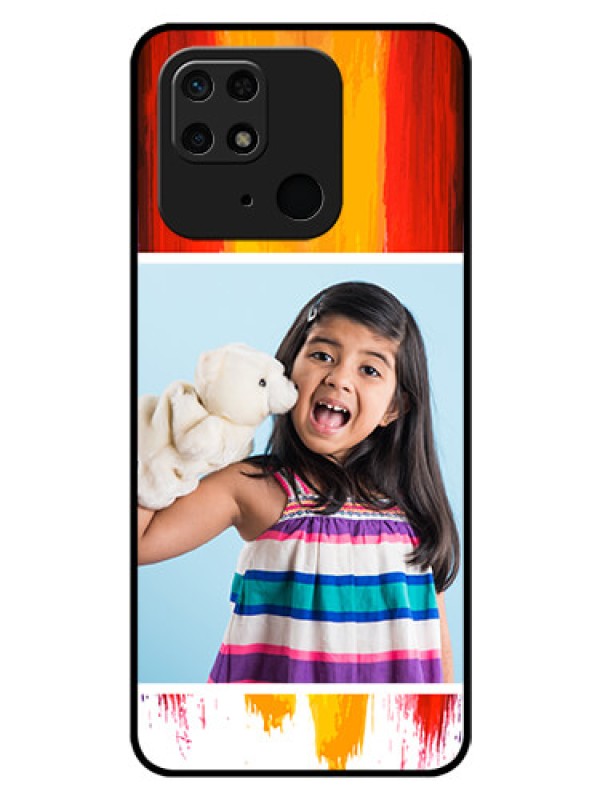 Custom Redmi 10  Power Personalized Glass Phone Case - Multi Color Design