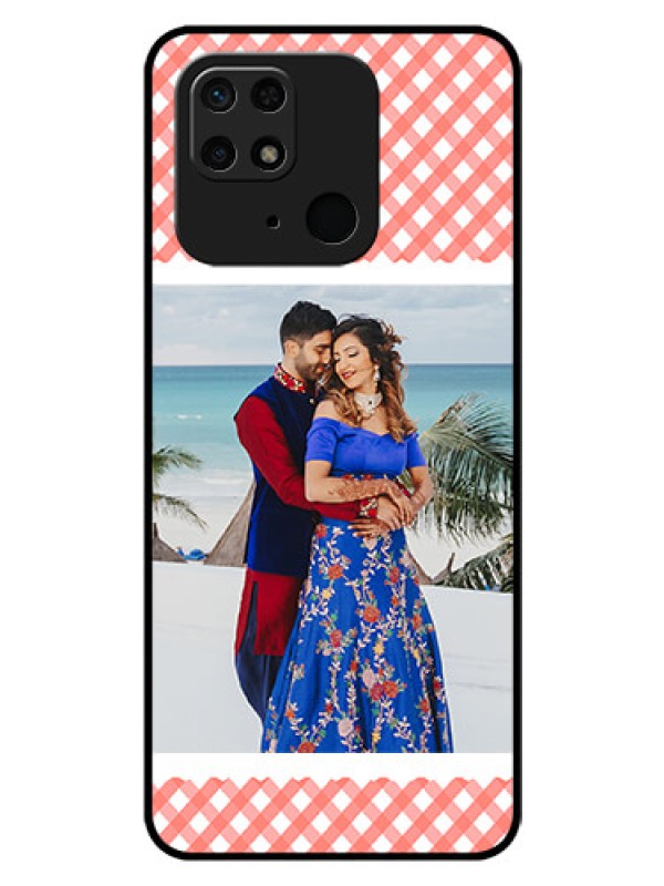 Custom Redmi 10  Power Personalized Glass Phone Case - Pink Pattern Design