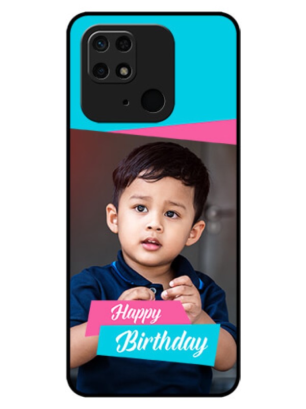 Custom Redmi 10  Power Personalized Glass Phone Case - Image Holder with 2 Color Design