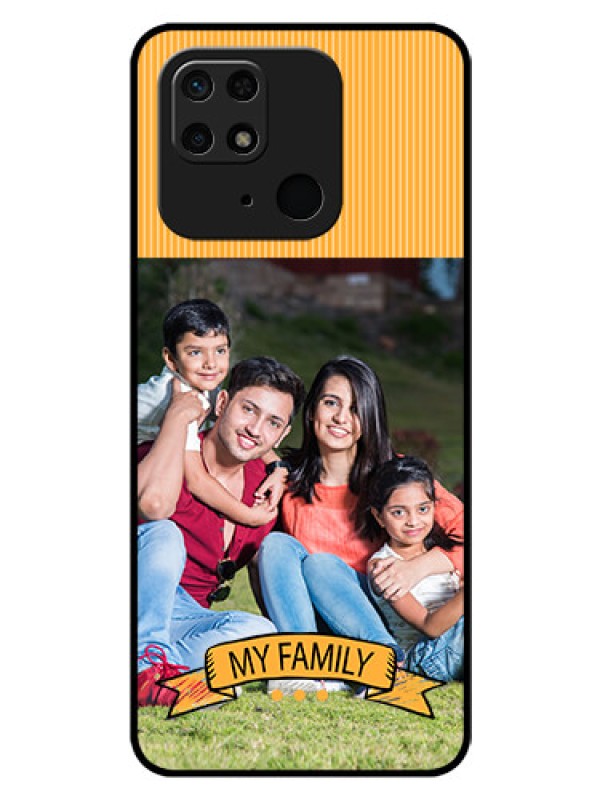 Custom Redmi 10  Power Custom Glass Phone Case - My Family Design