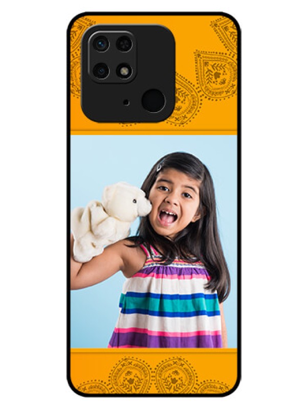 Custom Redmi 10  Power Personalized Glass Phone Case - Photo Wedding Design