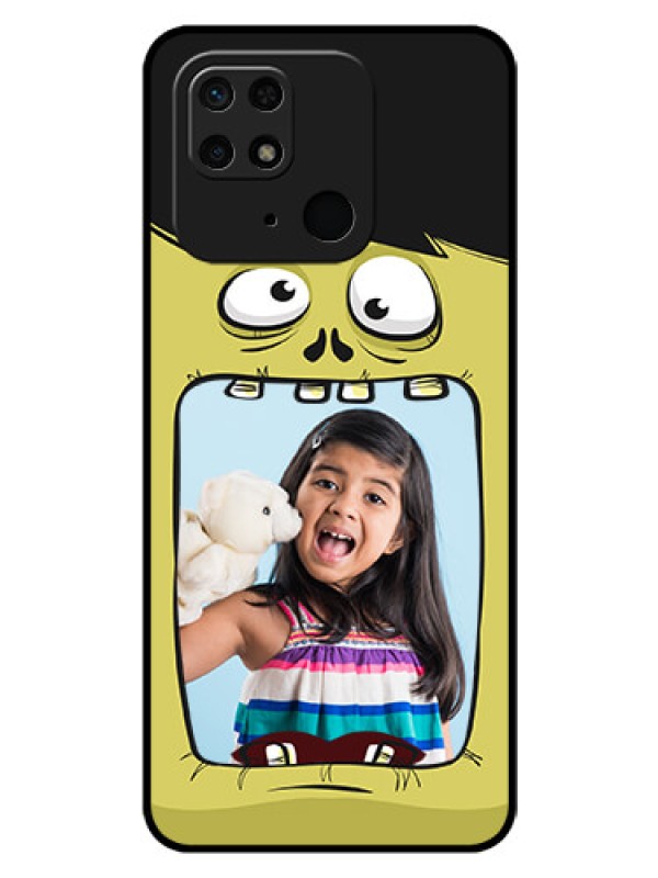 Custom Redmi 10  Power Personalized Glass Phone Case - Cartoon monster back case Design