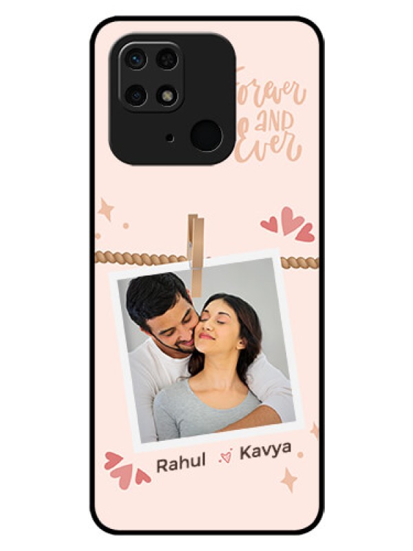 Custom Xiaomi Redmi 10 Power Custom Glass Phone Case - Forever and ever love Design