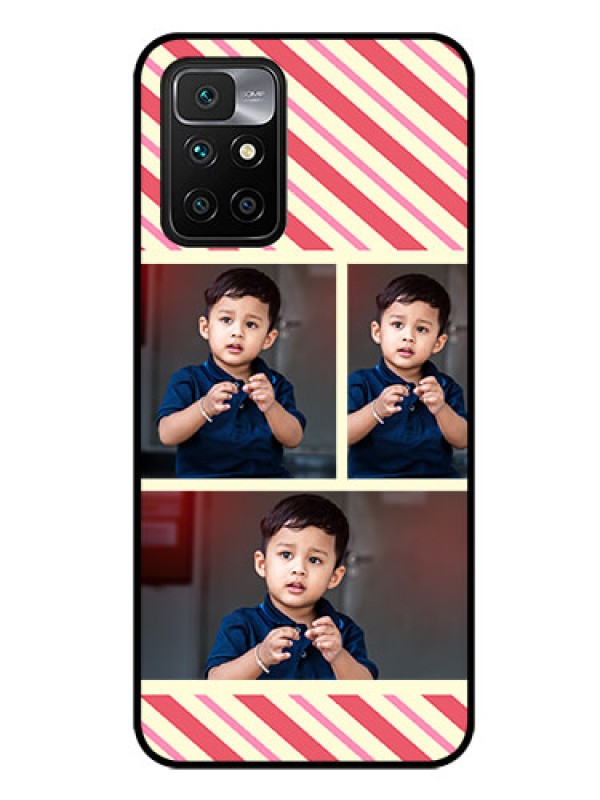 Custom Redmi 10 Prime 2022 Personalized Glass Phone Case - Picture Upload Mobile Case Design
