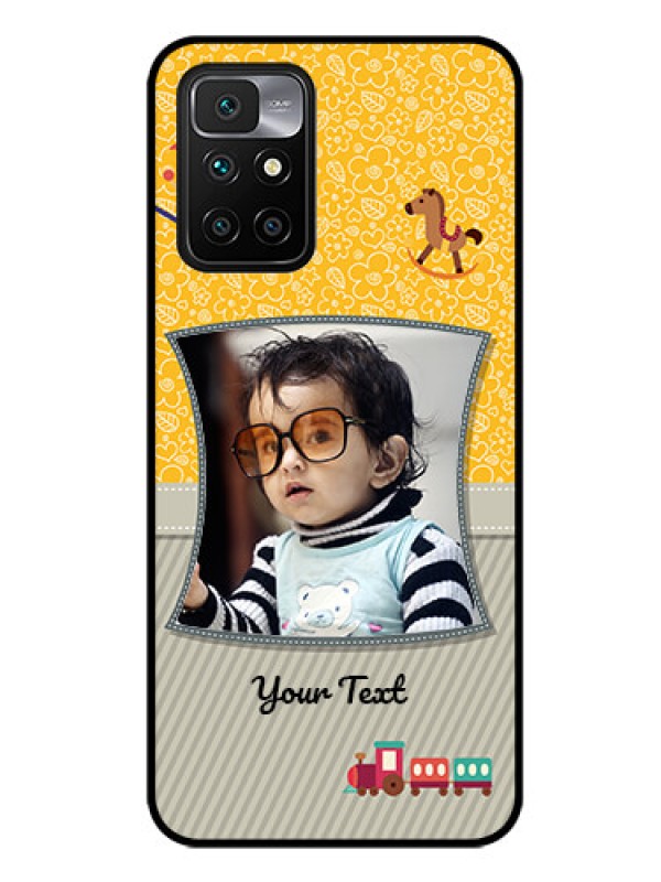 Custom Redmi 10 Prime 2022 Personalized Glass Phone Case - Baby Picture Upload Design
