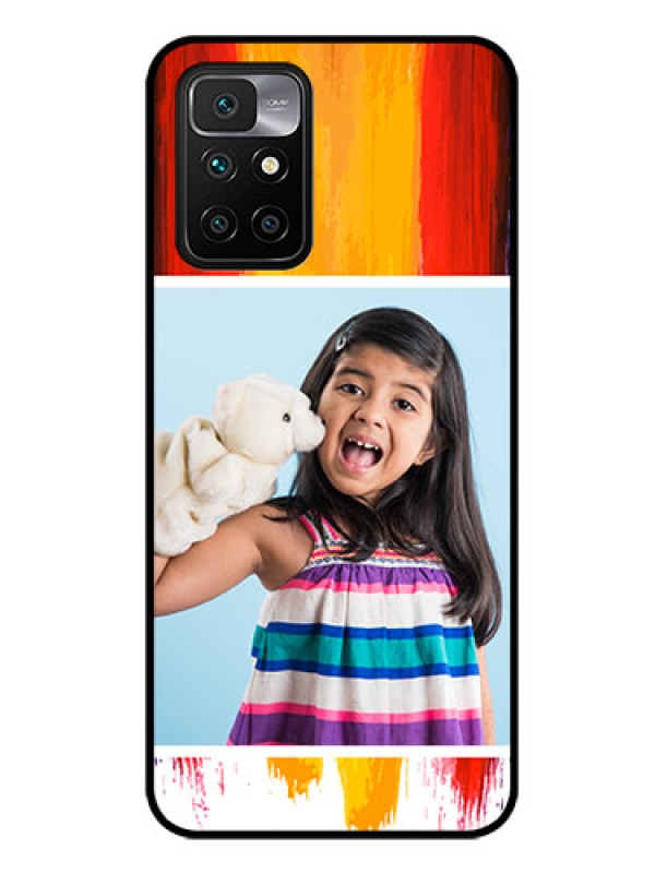Custom Redmi 10 Prime 2022 Personalized Glass Phone Case - Multi Color Design