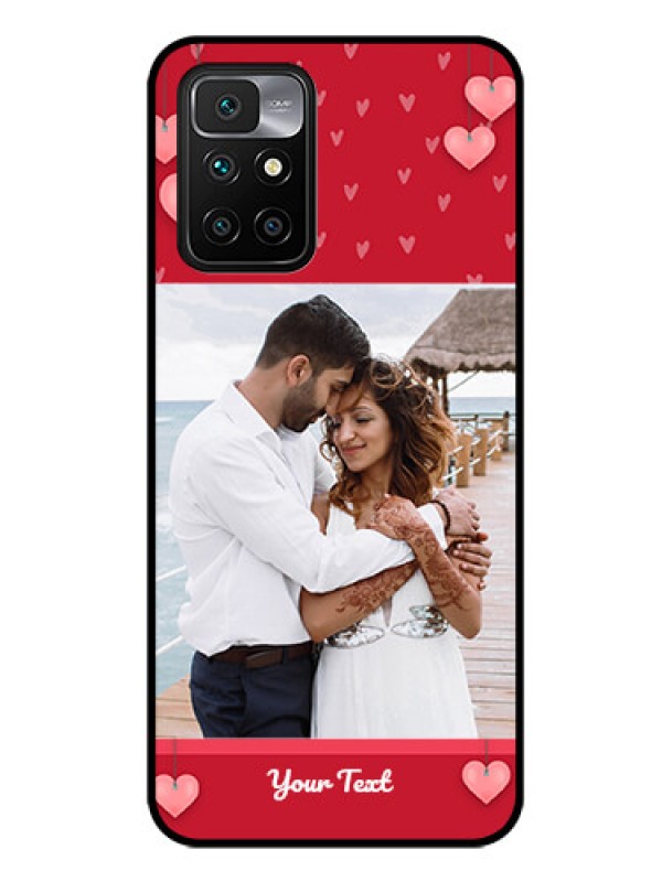 Custom Redmi 10 Prime 2022 Custom Glass Phone Case - Valentines Day Design