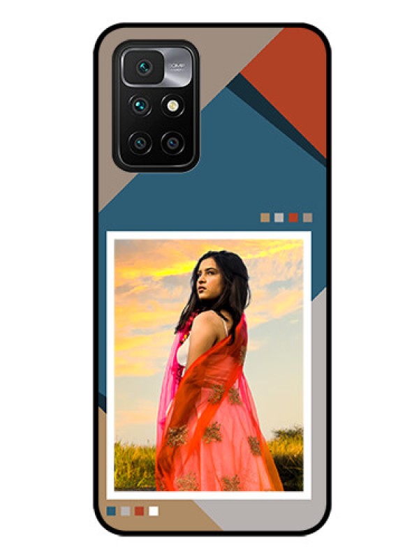 Custom Xiaomi Redmi 10 Prime 2022 Personalized Glass Phone Case - Retro color pallet Design