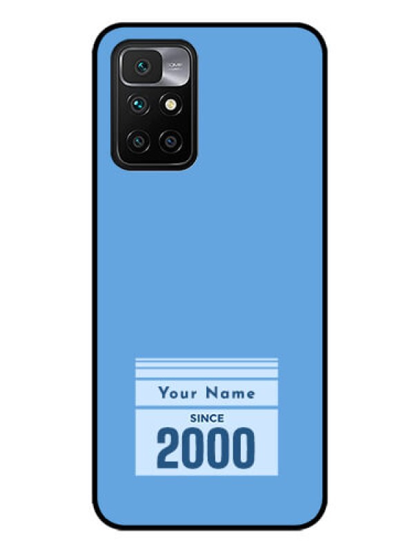 Custom Xiaomi Redmi 10 Prime 2022 Custom Glass Mobile Case - Custom Year of birth Design