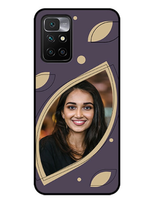 Custom Xiaomi Redmi 10 Prime Custom Glass Mobile Case - Falling Leaf Design